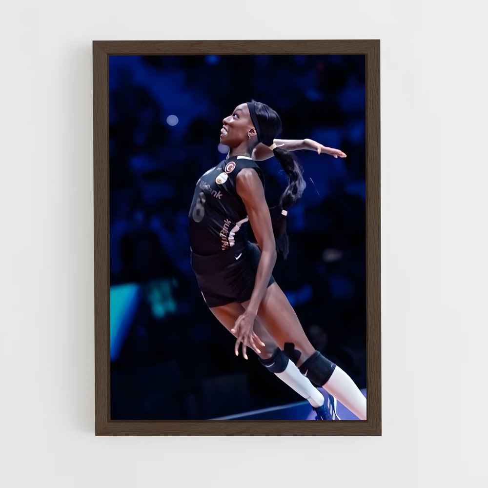 Poster L'Élan d'Egonu – affiche Volleyball (vue 5)